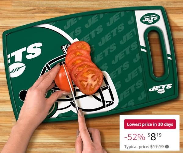 New York Jets Logo Series Cutting Board