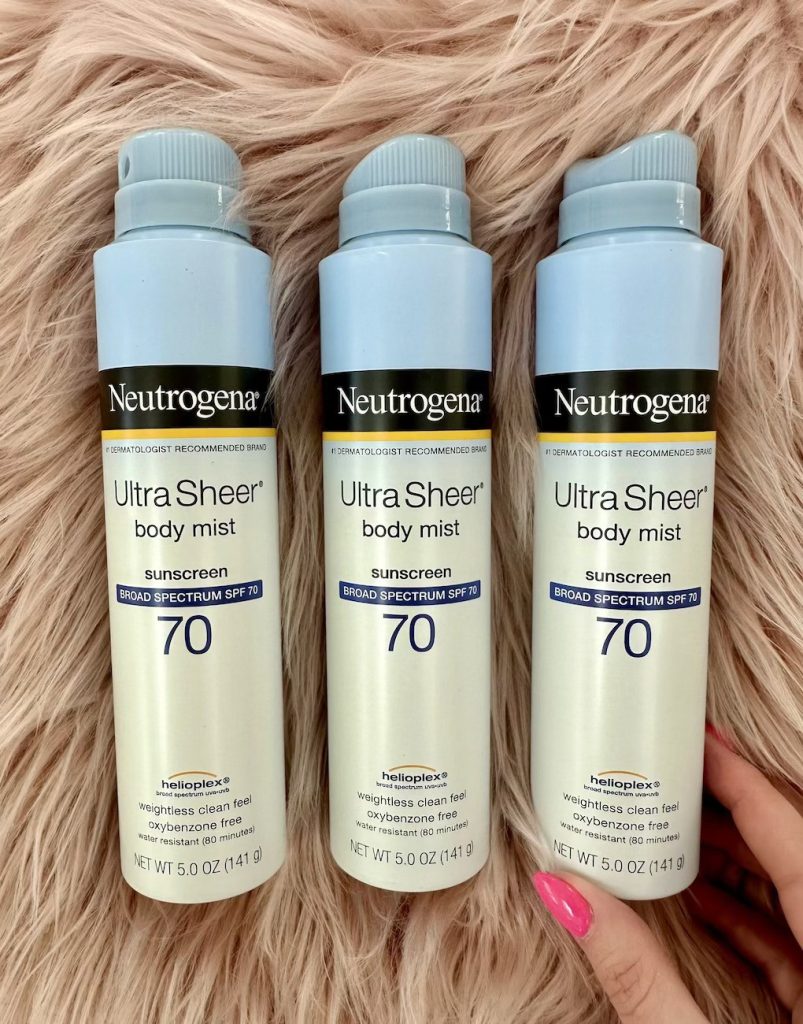 Neutrogena Ultra Sheer Body Mist SPF 70