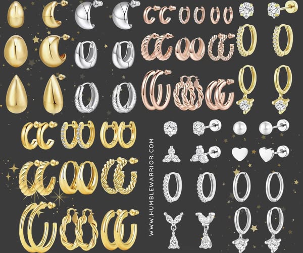 Adoyi 14K gold-plated huggie hoops