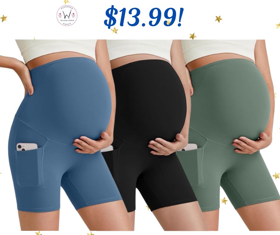 Barefeel Maternity Biker Shorts!