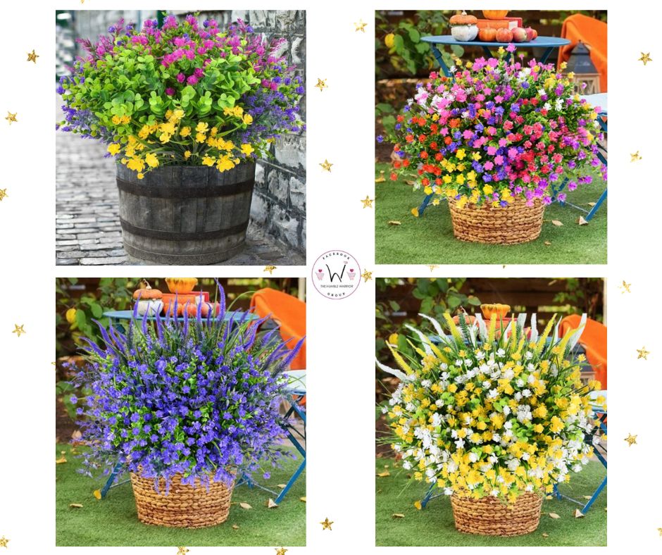 Artificial flowers!