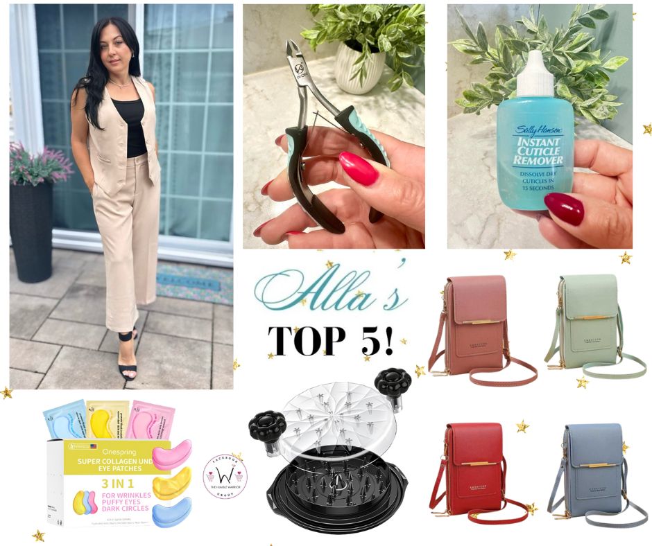 Alla’s TOP 5 best-selling items posted yesterday plus a bonus item!