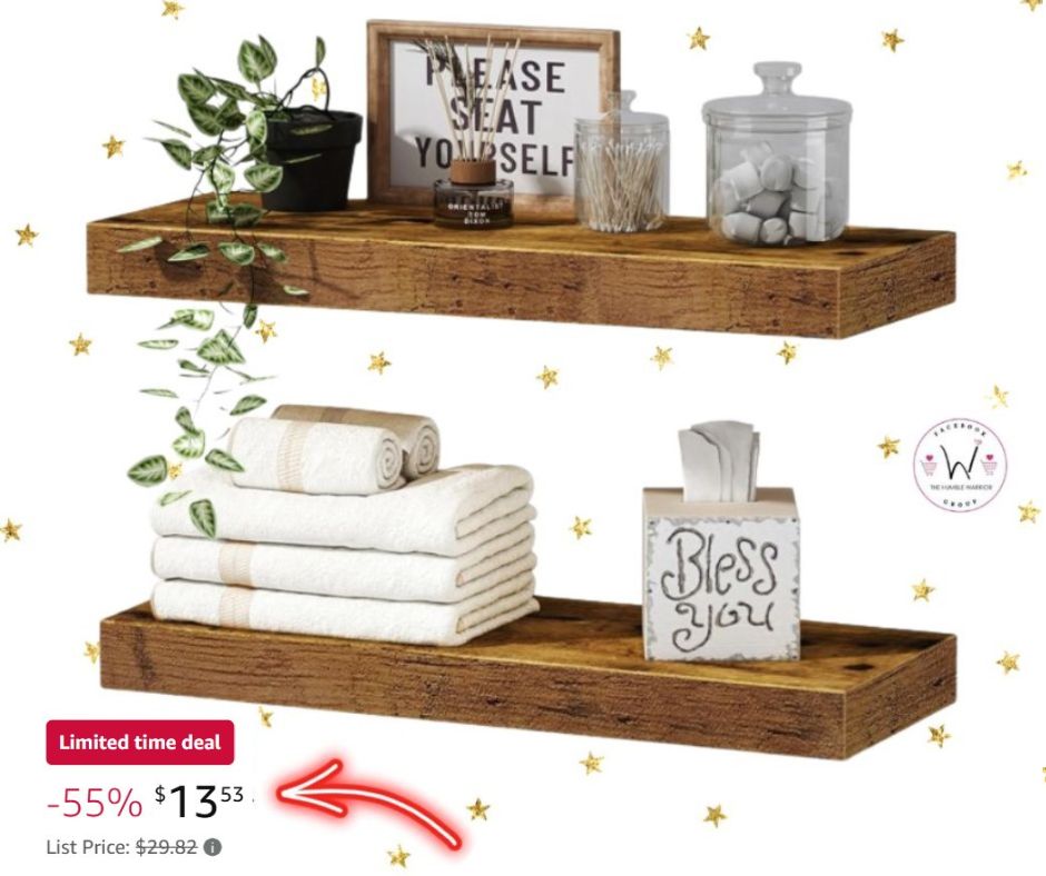 Set of 2 Floating Shelves!