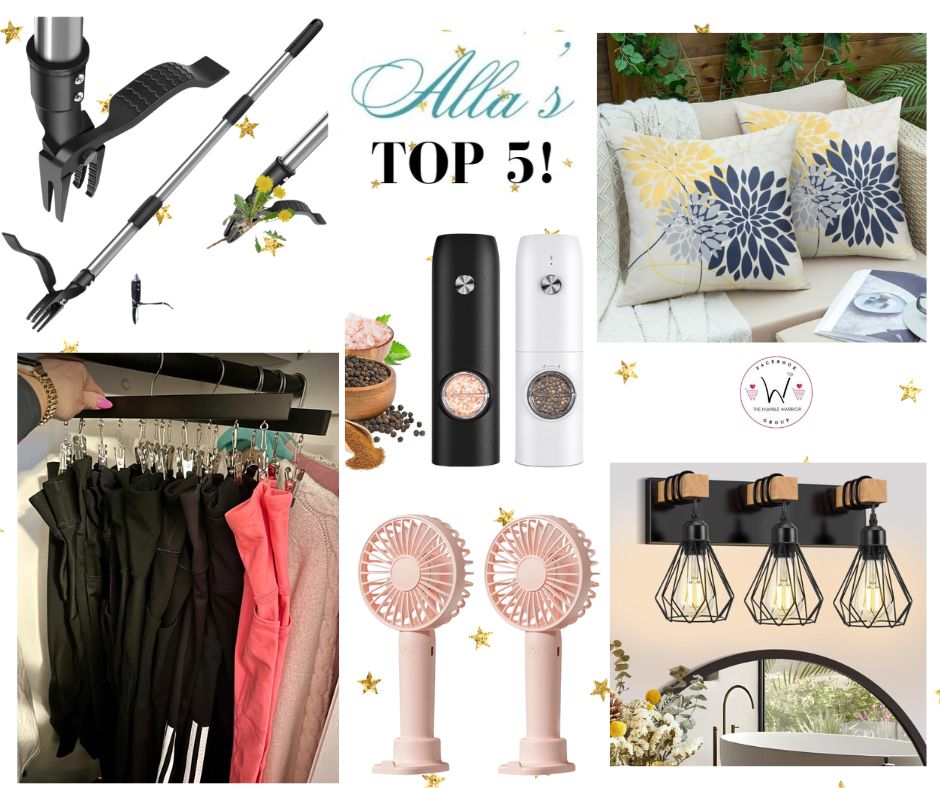 Alla’s TOP 5 best-selling items posted yesterday plus a bonus item!