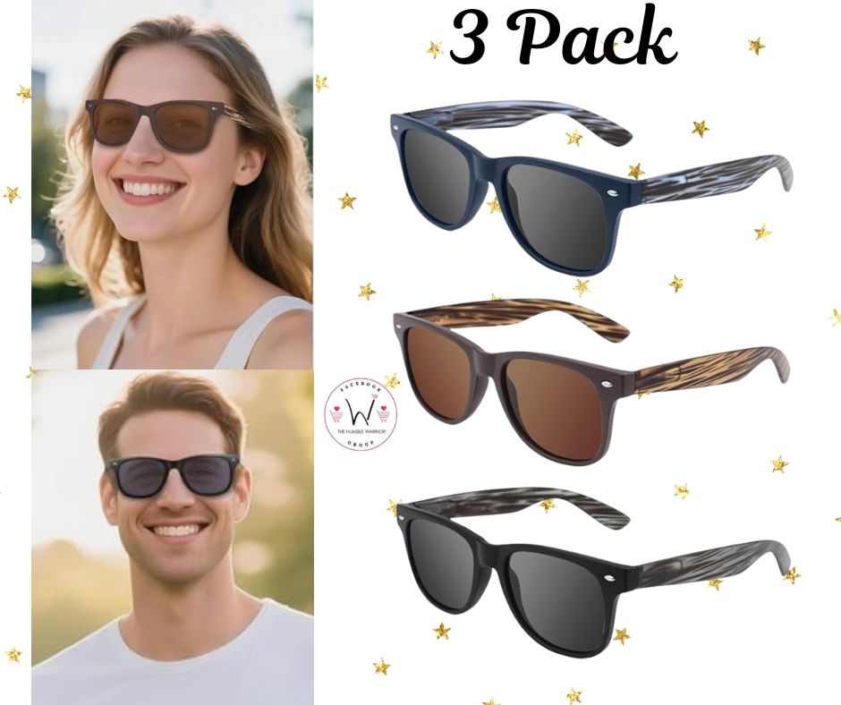 3-Pack UV400 Unisex Reading Glasses!