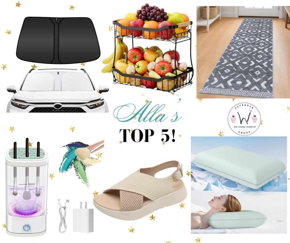 Alla’s TOP 5 best-selling items posted yesterday plus a bonus item!