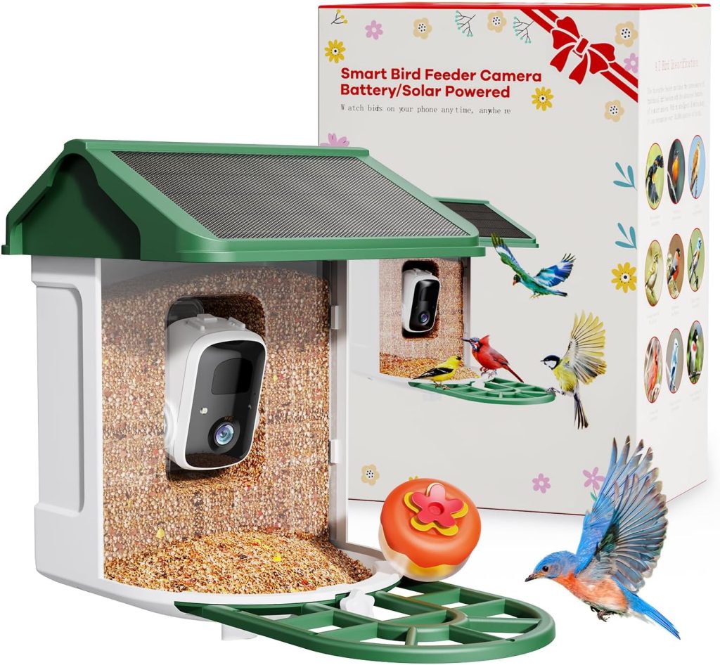 Solar Bird Feeder with Camera!