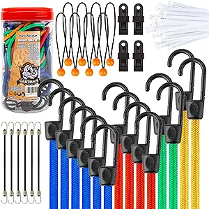 CARTMAN 32-Piece Bungee Cord Set