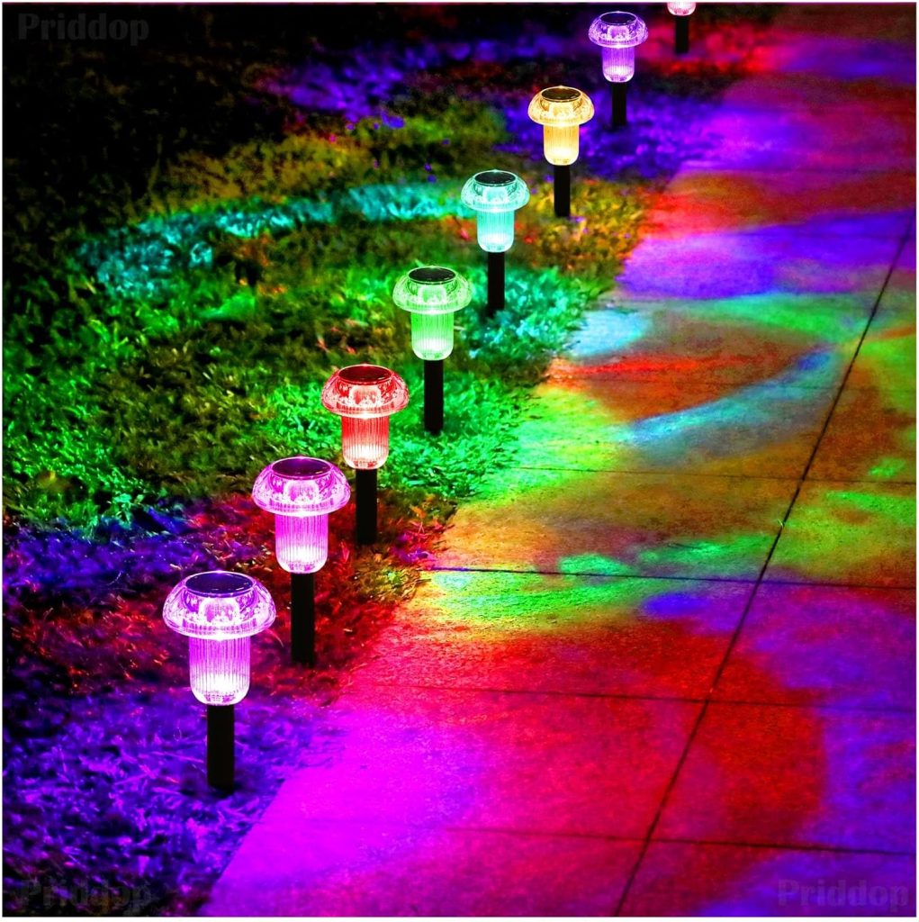 8 Pack of Solar Color Changing Lights!