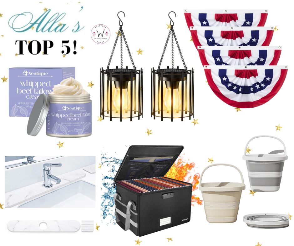 Alla’s TOP 5 best-selling items posted yesterday plus a bonus item!
