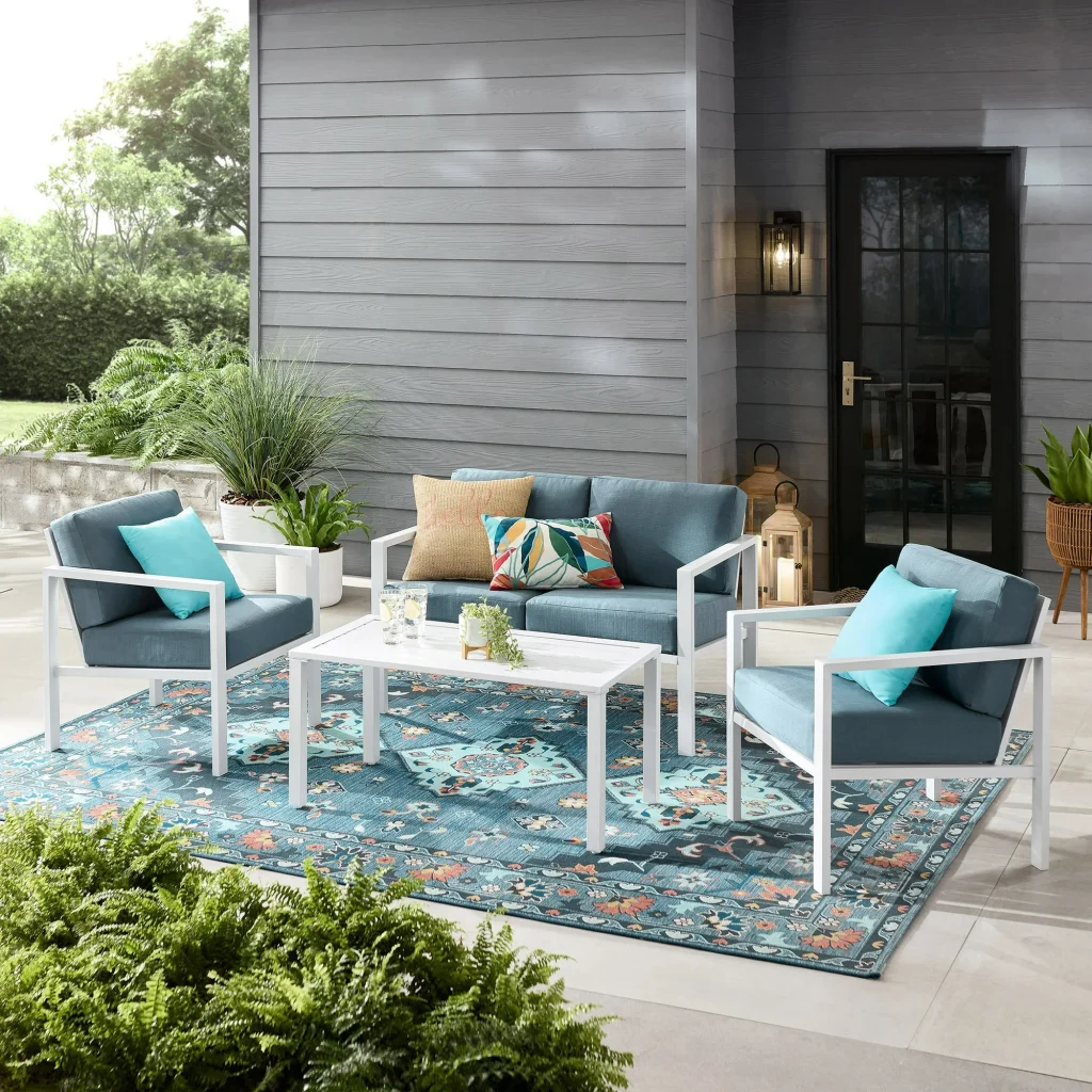 Mainstays 4-Piece Outdoor Patio Set!