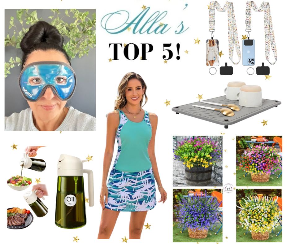 Alla’s TOP 5 best-selling items posted yesterday plus a bonus item!