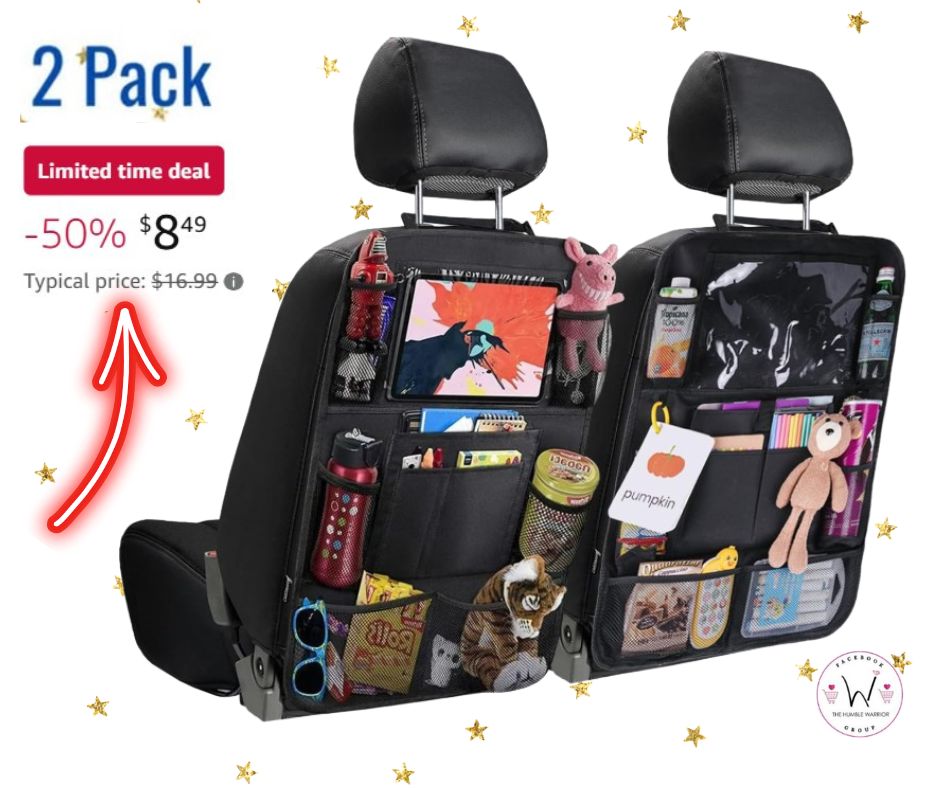 Car Seat Protector and Car Backseat Organizer!