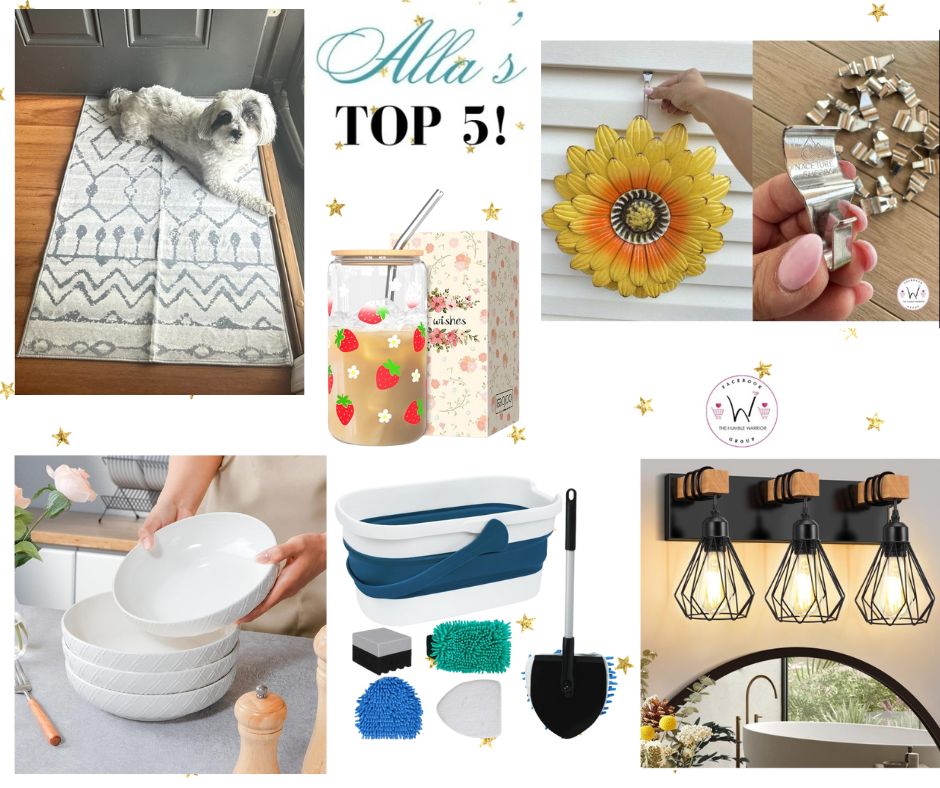 Alla’s TOP 5 best-selling items posted yesterday plus a bonus item!