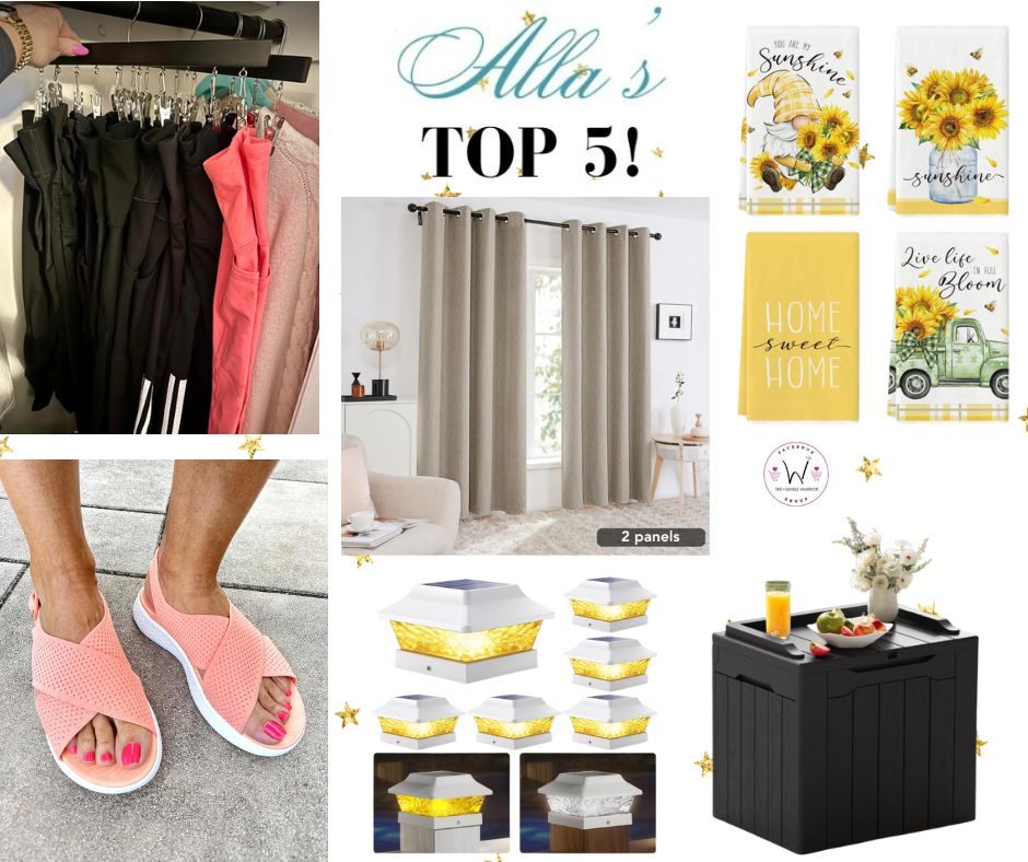 Alla’s TOP 5 best-selling items posted yesterday plus a bonus item!