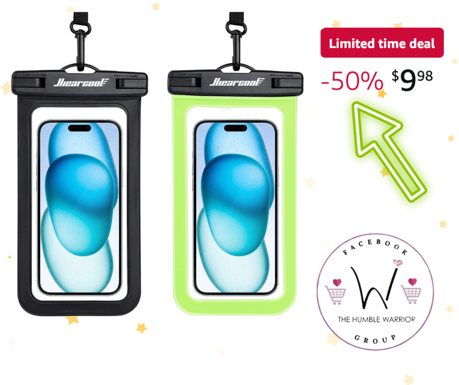 -2 Pack Waterproof Phone Pouches