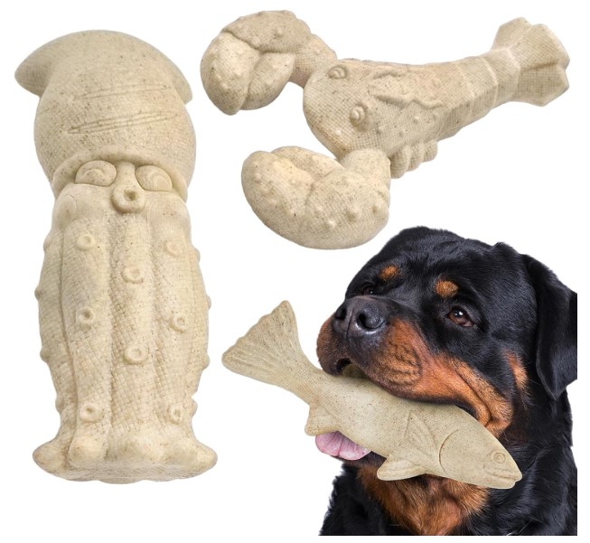 Ocean-Themed 3 Pack Dog Toys for Aggressive Chewers!
