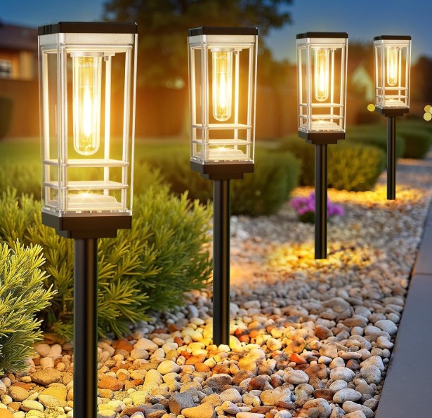 6 Pack solar lights!