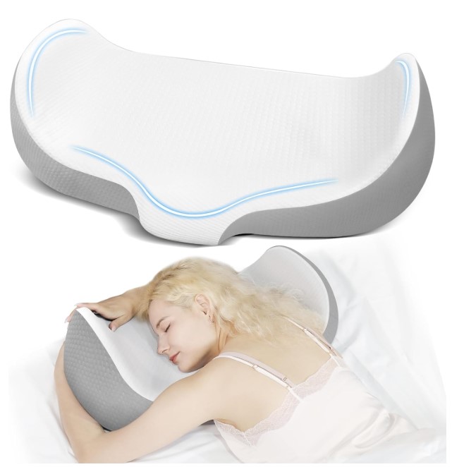 Mixiniso Ergonomic Contour Cooling Cervical Pillow!
