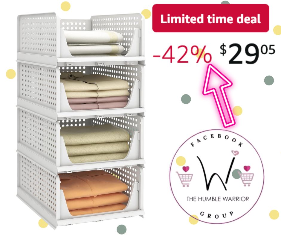 Stackable Storage Baskets Priced Down!