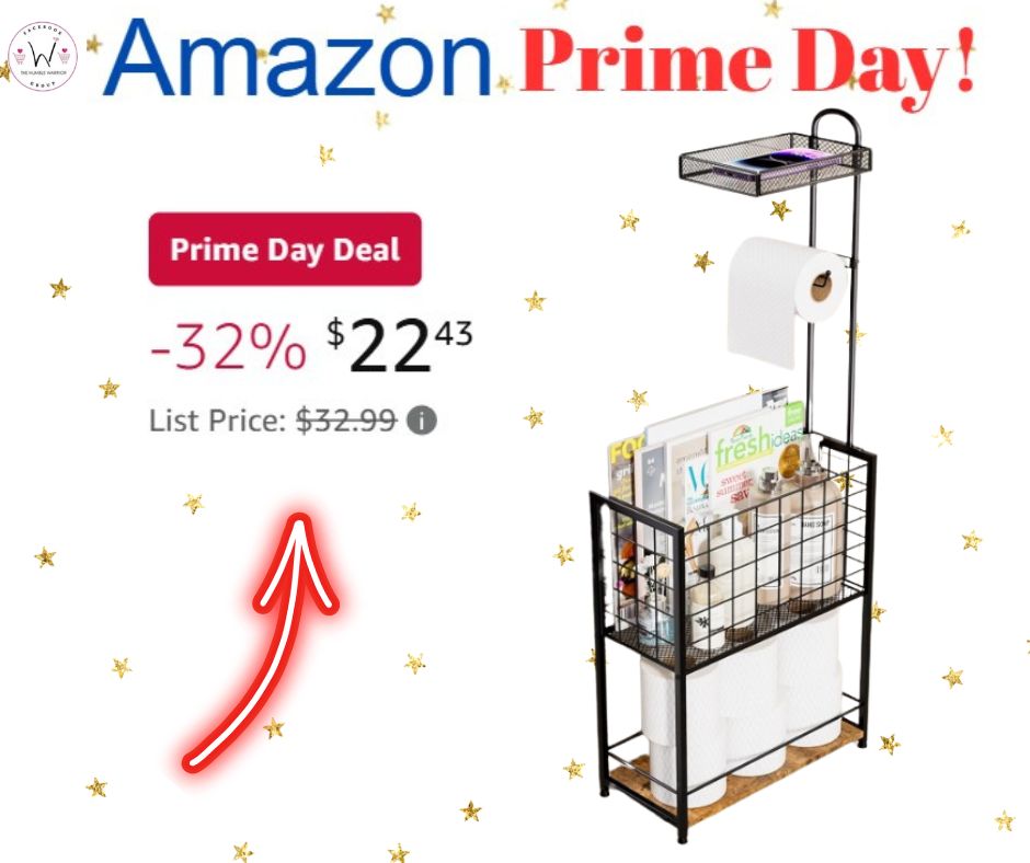 Freestanding toilet paper stand storage organizer!