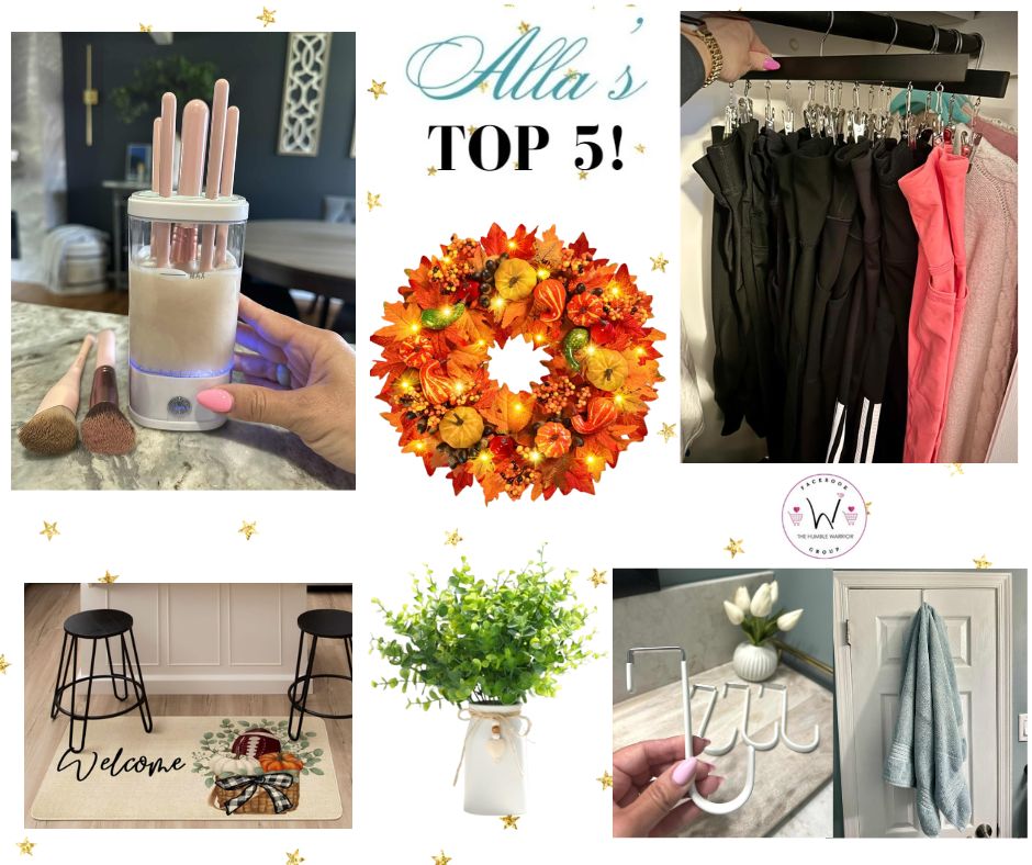 Alla’s TOP 5 best-selling items posted yesterday plus a bonus item!