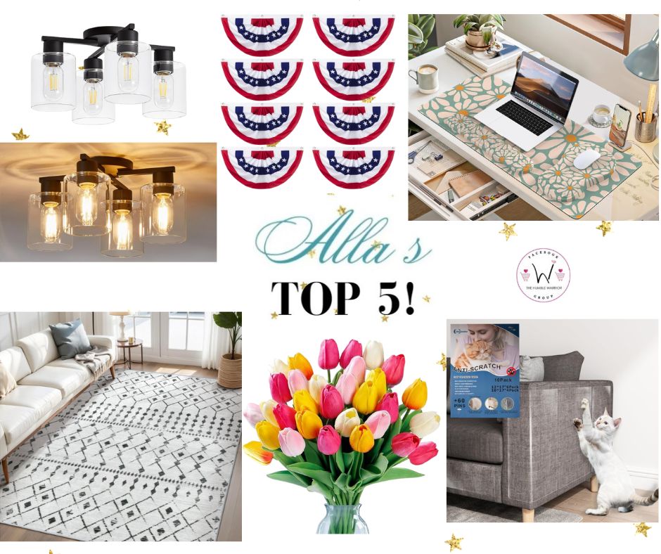 Alla’s TOP 5 best-selling items posted yesterday plus a bonus item!