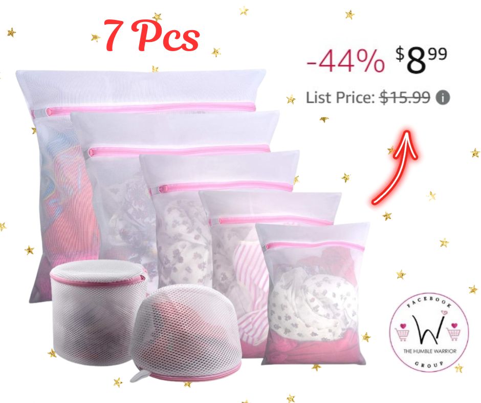 Set 7 of mesh laundry bags!