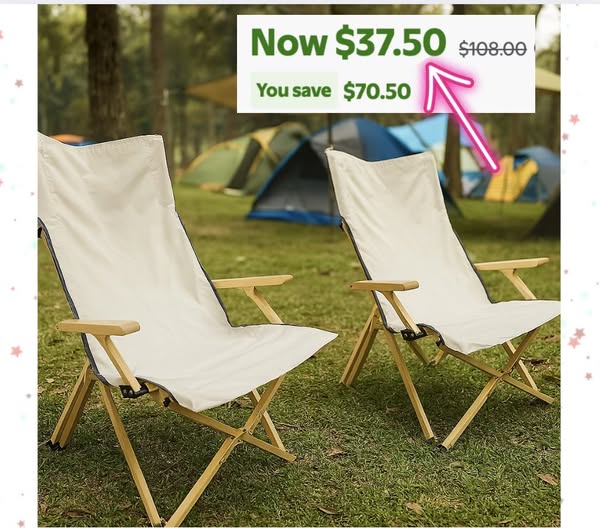 Mainstays Hard Arm Resort Fabric Chair