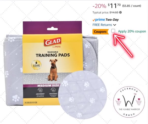 GLAD for Pets Washable Training Pads