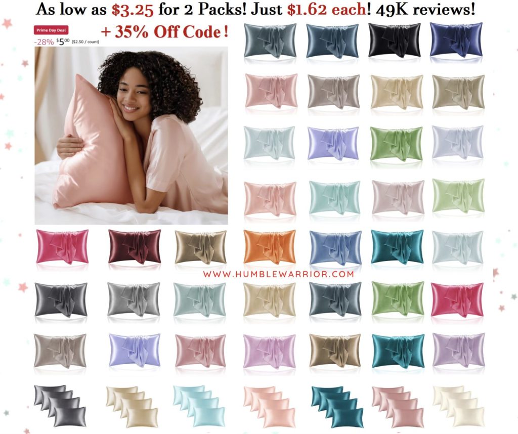 satin BEDELITE pillowcases