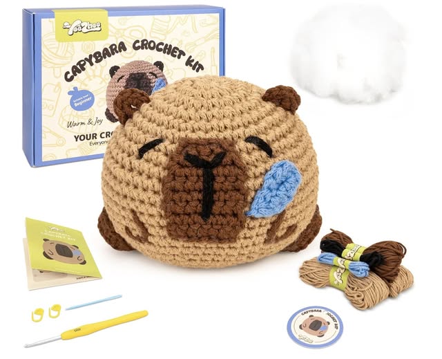 Yeezhee Capybara Crochet Kit