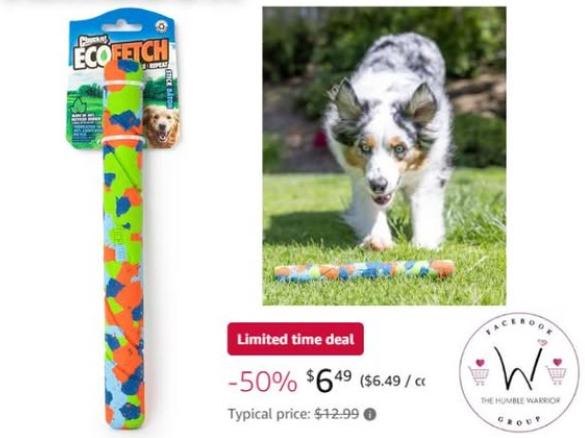 EcoFetch Fetch Stick Dog Toy