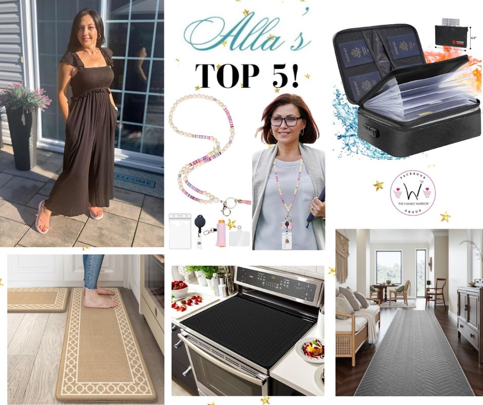 Alla’s TOP 5 best-selling items posted yesterday plus a bonus item!