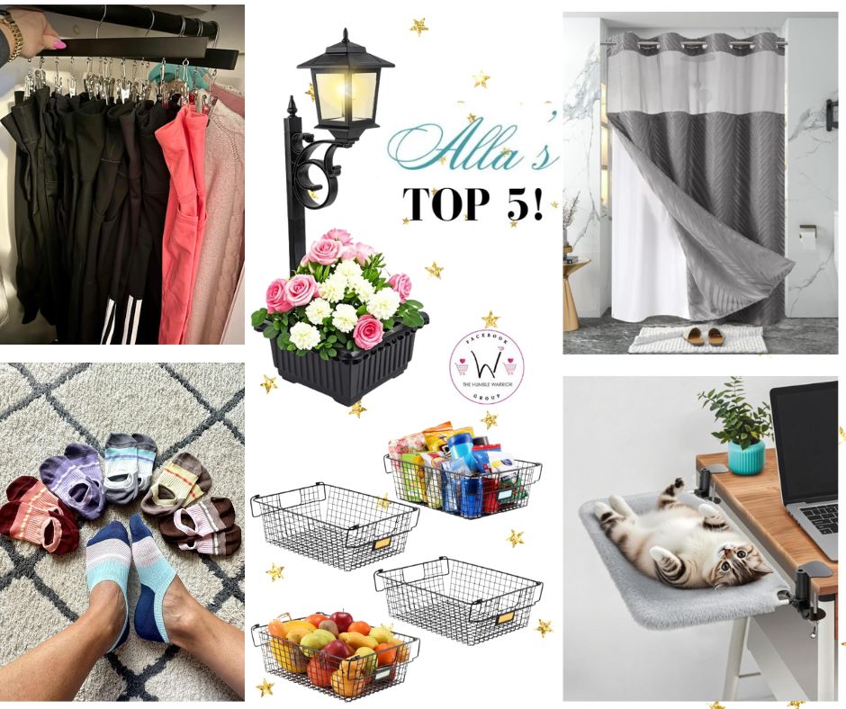 Alla’s TOP 5 best-selling items posted yesterday plus a bonus item!