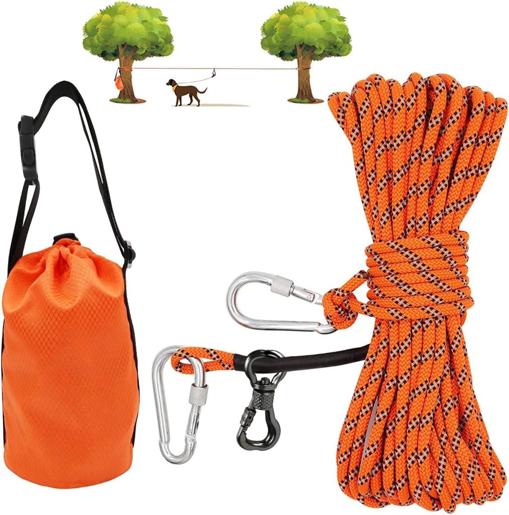 50ft Dog Tie-Out Trolley System!