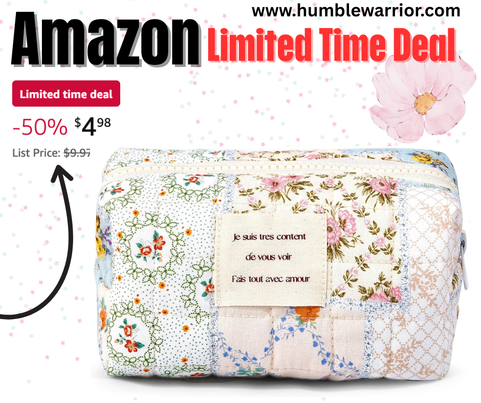 Floral Makeup Bag