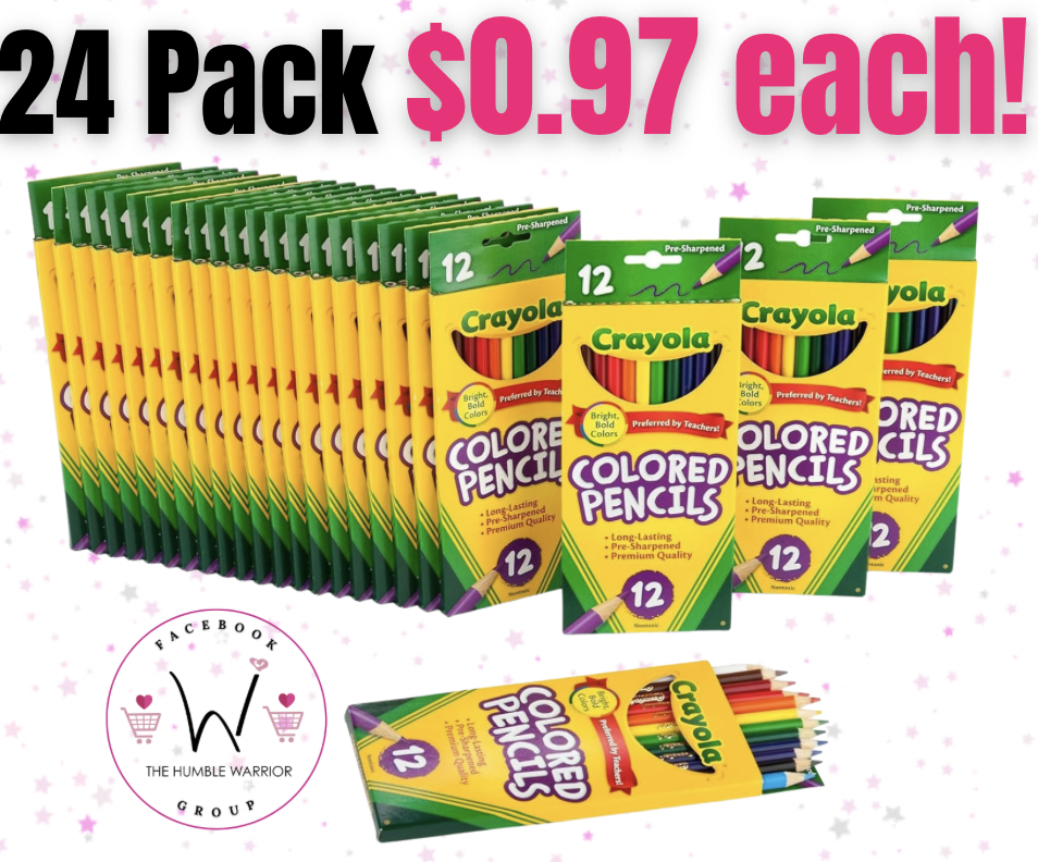 24 Pack of Crayola Colored Pencils!