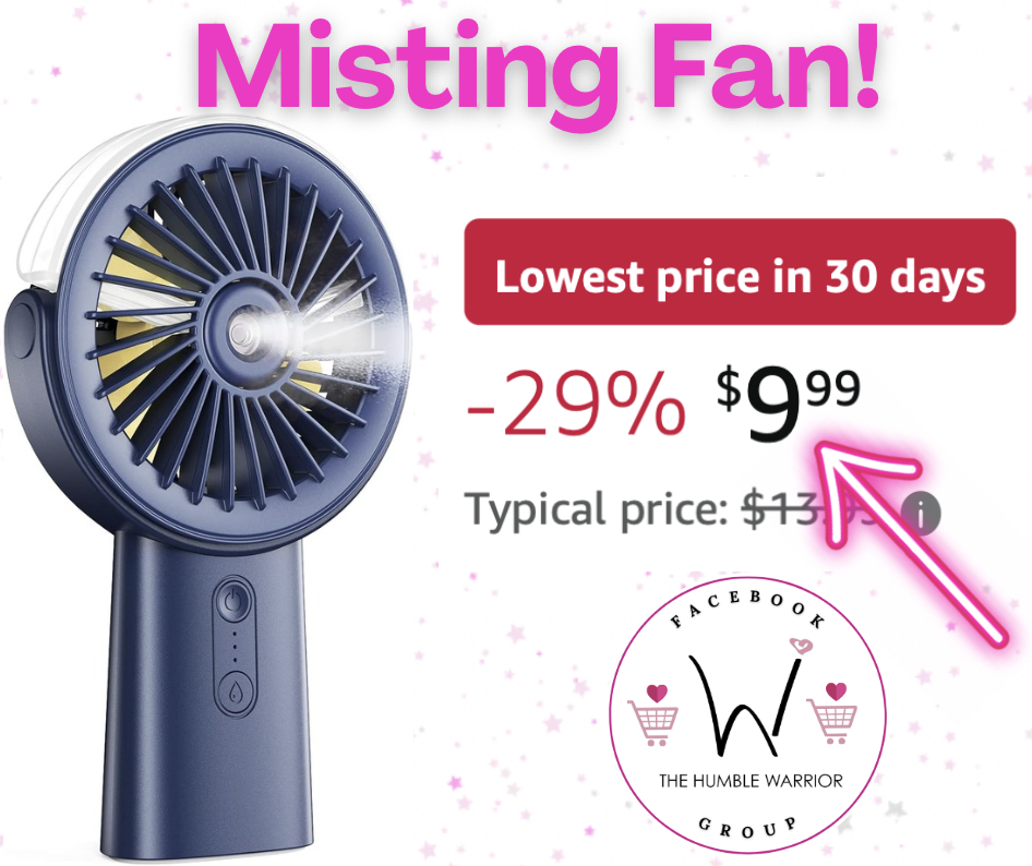 Portable Misting Fans!