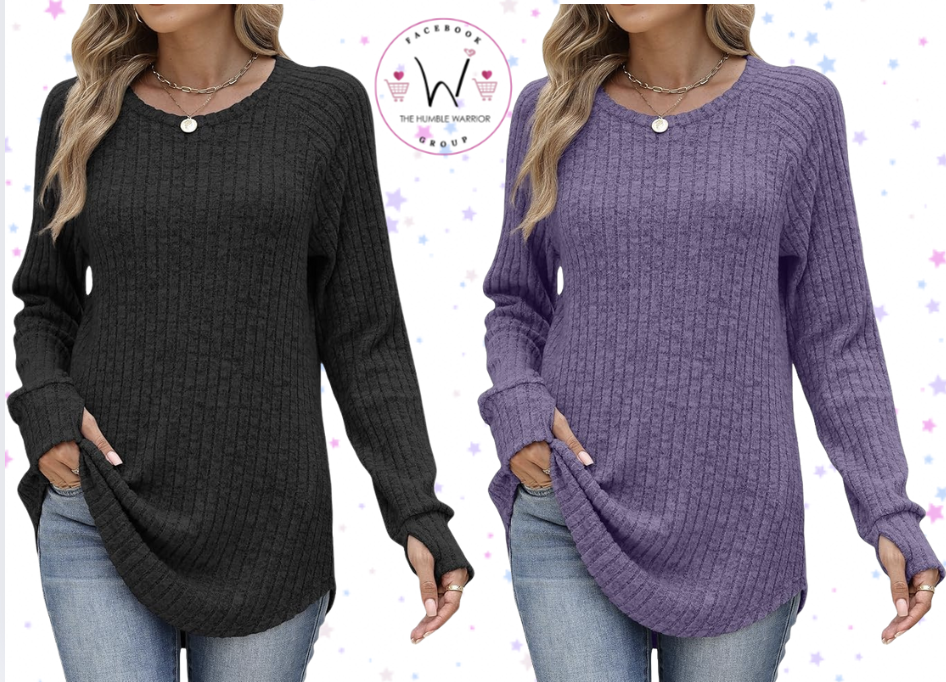 JomeDesign Long Sleeve Crew Neck Tops!