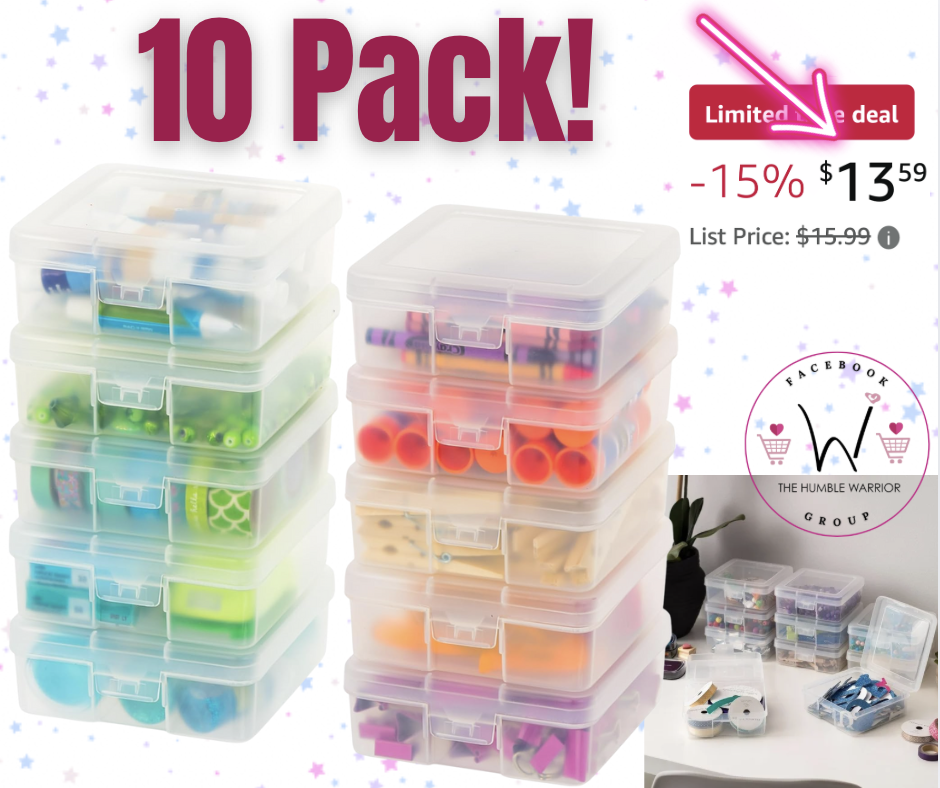 10 Pack of IRIS USA Storage Containers!