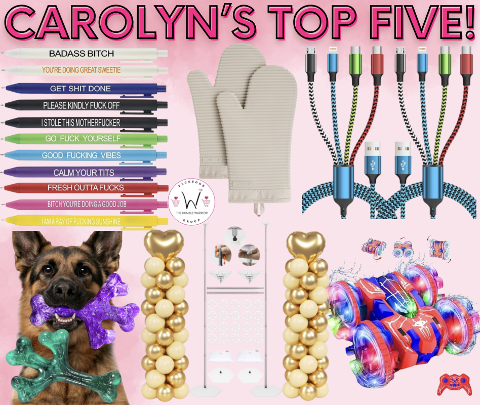 Carolyn’s Top Five!