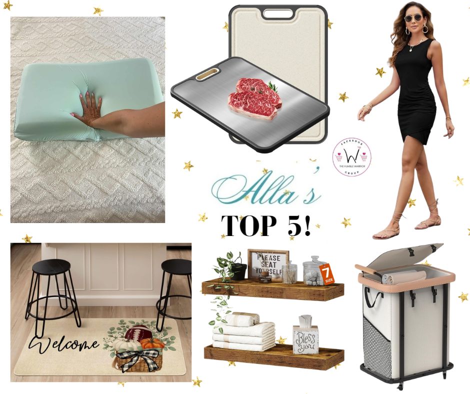 Alla’s TOP 5 best-selling items posted yesterday plus a bonus item!