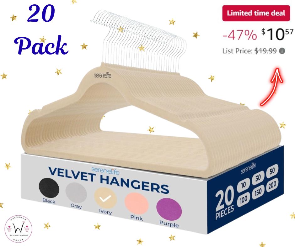 Non-Slip Velvet Hangers!