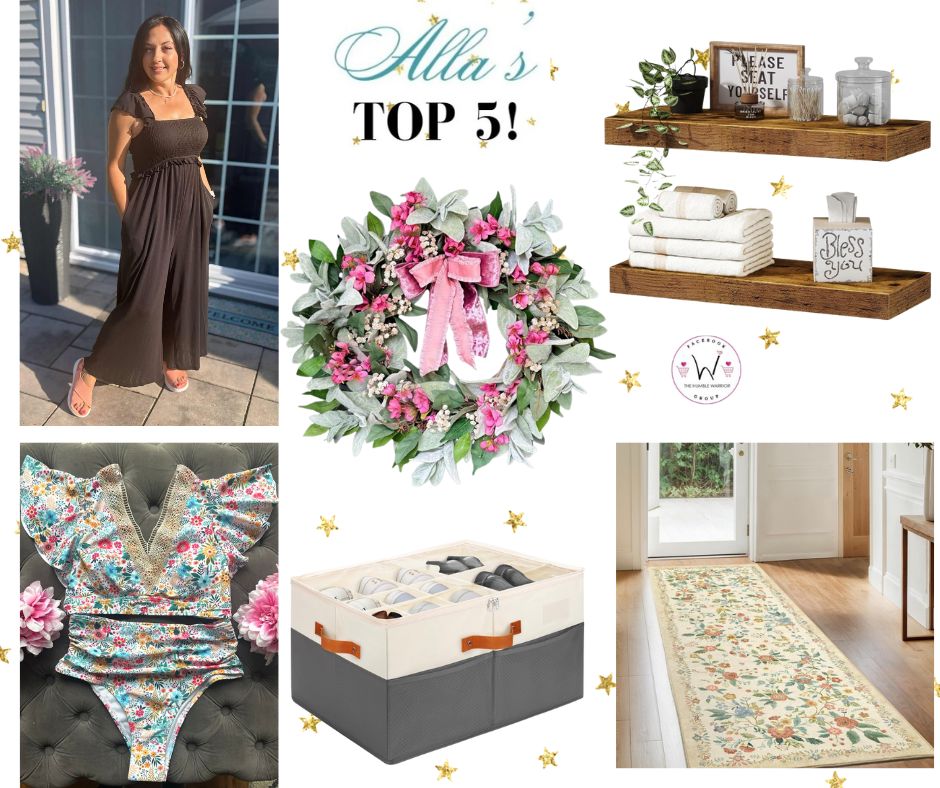 Alla’s TOP 5 best-selling items posted yesterday plus a bonus item!