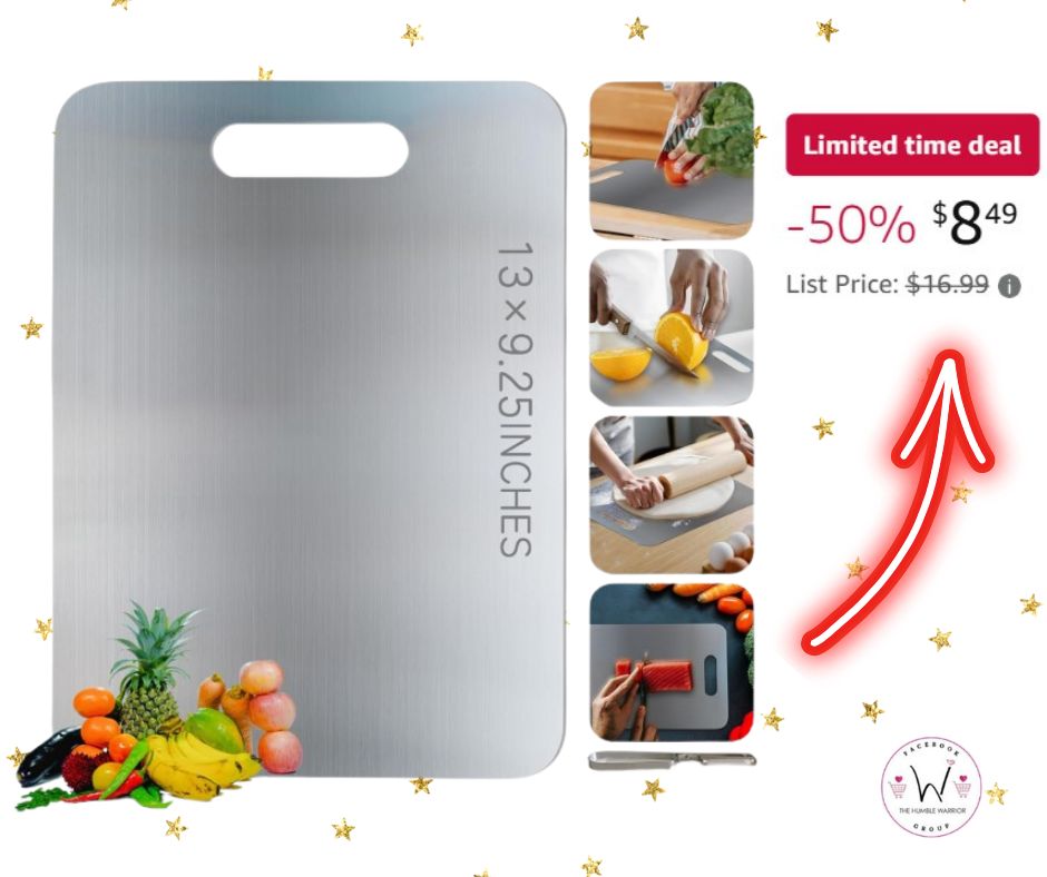 Stainless Steel Cutting Board!