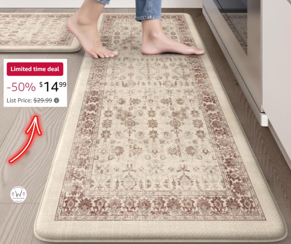 Set of 2 Anti-Fatigue Kitchen Mats!