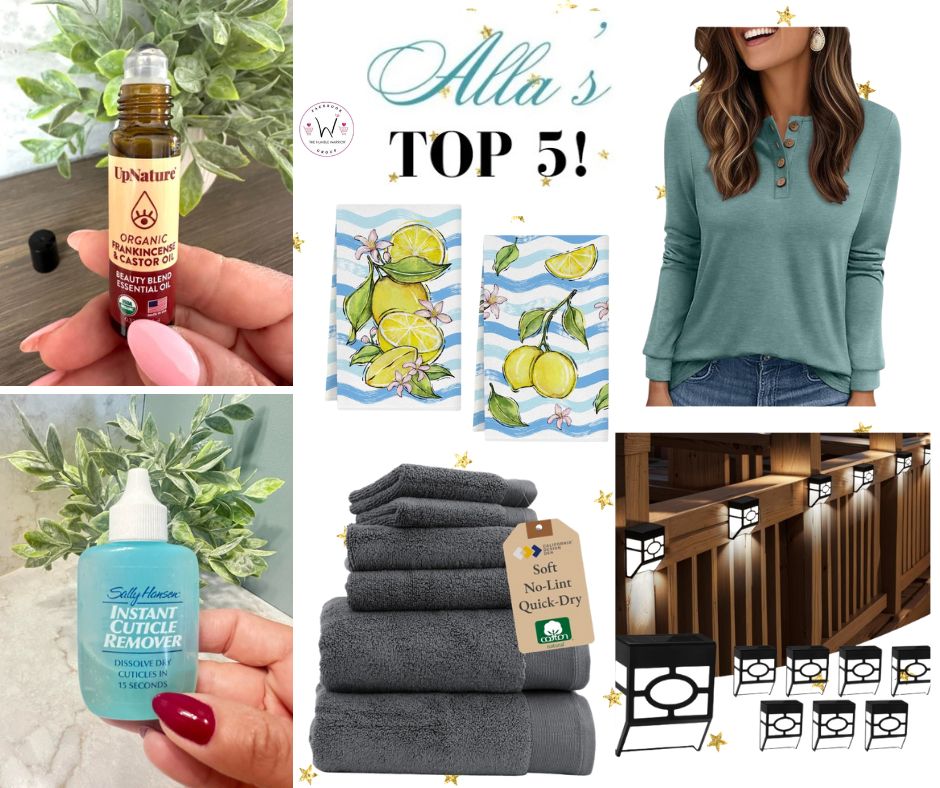 Alla’s TOP 5 best-selling items posted yesterday plus a bonus item!