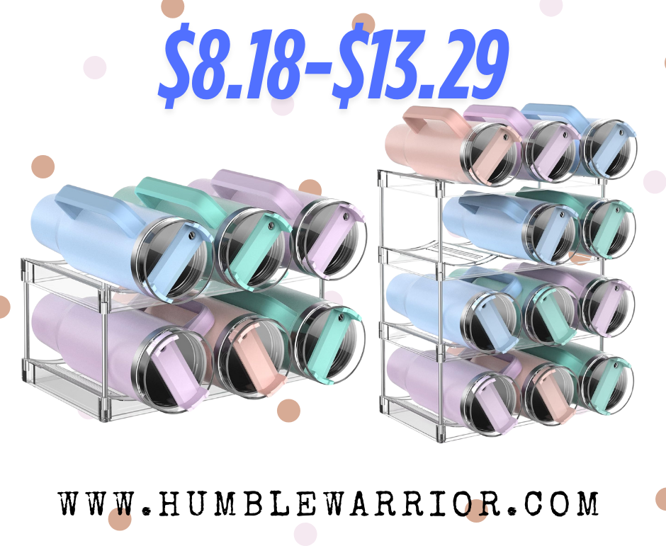 2 and 4 Pack Water Bottle Organizers on Sale