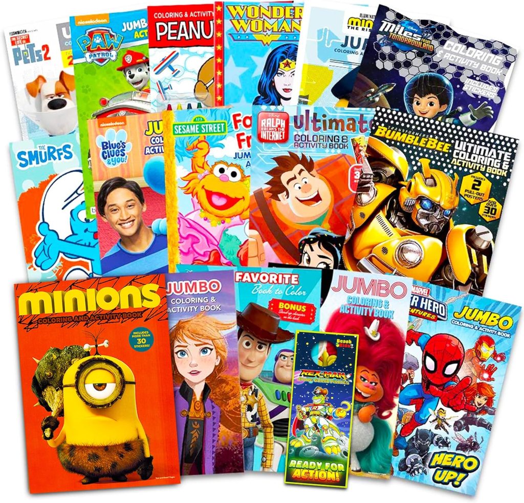 16 Pack of Coloring Books